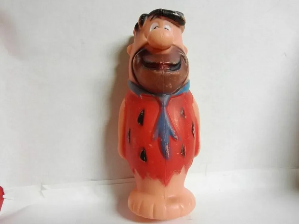 Fred Flintstone Plastic Toy - Hanna Barbera